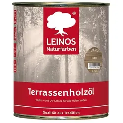 Leinos Terrassenholzöl 236 Farblos - 0,75 l Dose