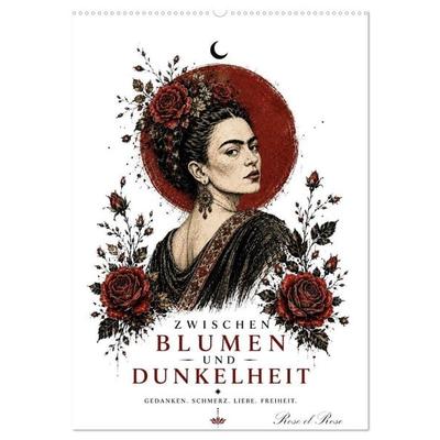 Zwischen Blumen und Dunkelheit (Wandkalender 2027 DIN A2 hoch), CALVENDO Monatskalender