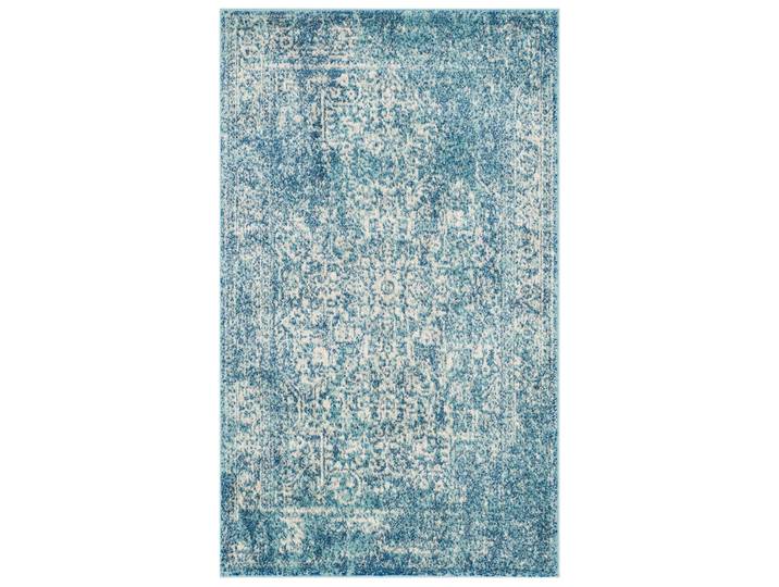 Tapis de transition en polypropylène bleu/blanc, 122 x 183 cm