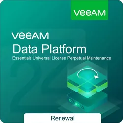 Veeam Data Platform Essentials Universal License Perpetual Maintenance Renewal