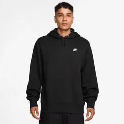 Nike Club Fleece-Hoodie für Herren - Schwarz/Weiß - XL