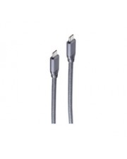 ShiverPeaks USB Type-C 3.2 Gen 2x2 Kabel grau Länge 2.0 m Digital/Daten 2 m Grau (13-47030)
