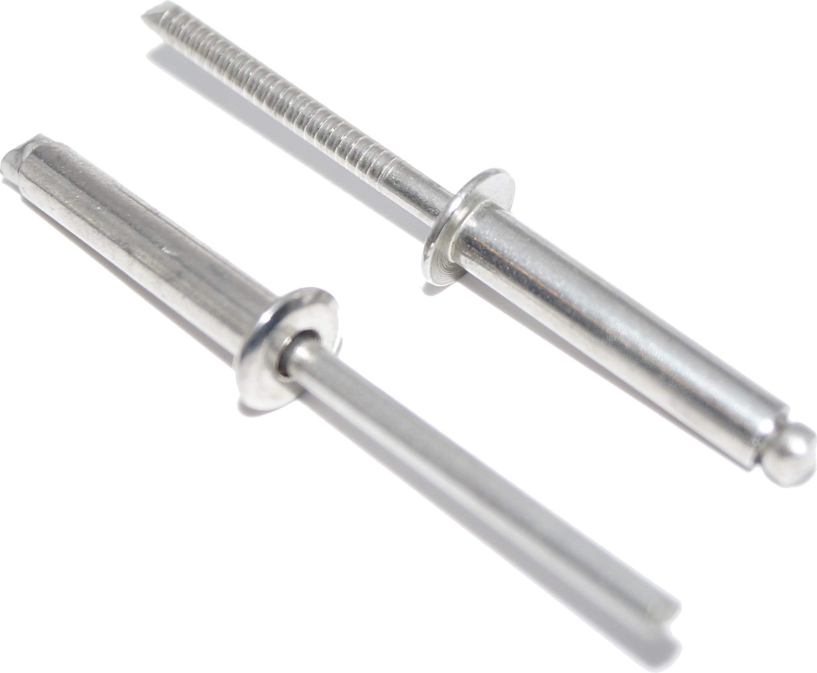 Dripio Blindnieten, 3x12 mm, 100 stuks, roestvast staal A2 (V2A), platte kop