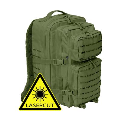 Rucksack BRANDIT "Brandit Accessoires US Cooper Lasercut large", Gr. onesize, grün (olive), Polyester, Rucksäcke Rucksack