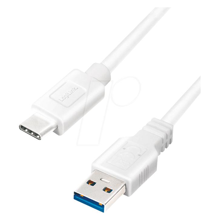 LogiLink USB C - USB A (3 m, USB 3.2 Gen 1) (CU0177)