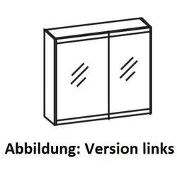Artiqua LED-Spiegelschrank, Oxid Dunkelgrau quer, 072-SDT-1-79-L-723 072-SDT-1-79-L-723