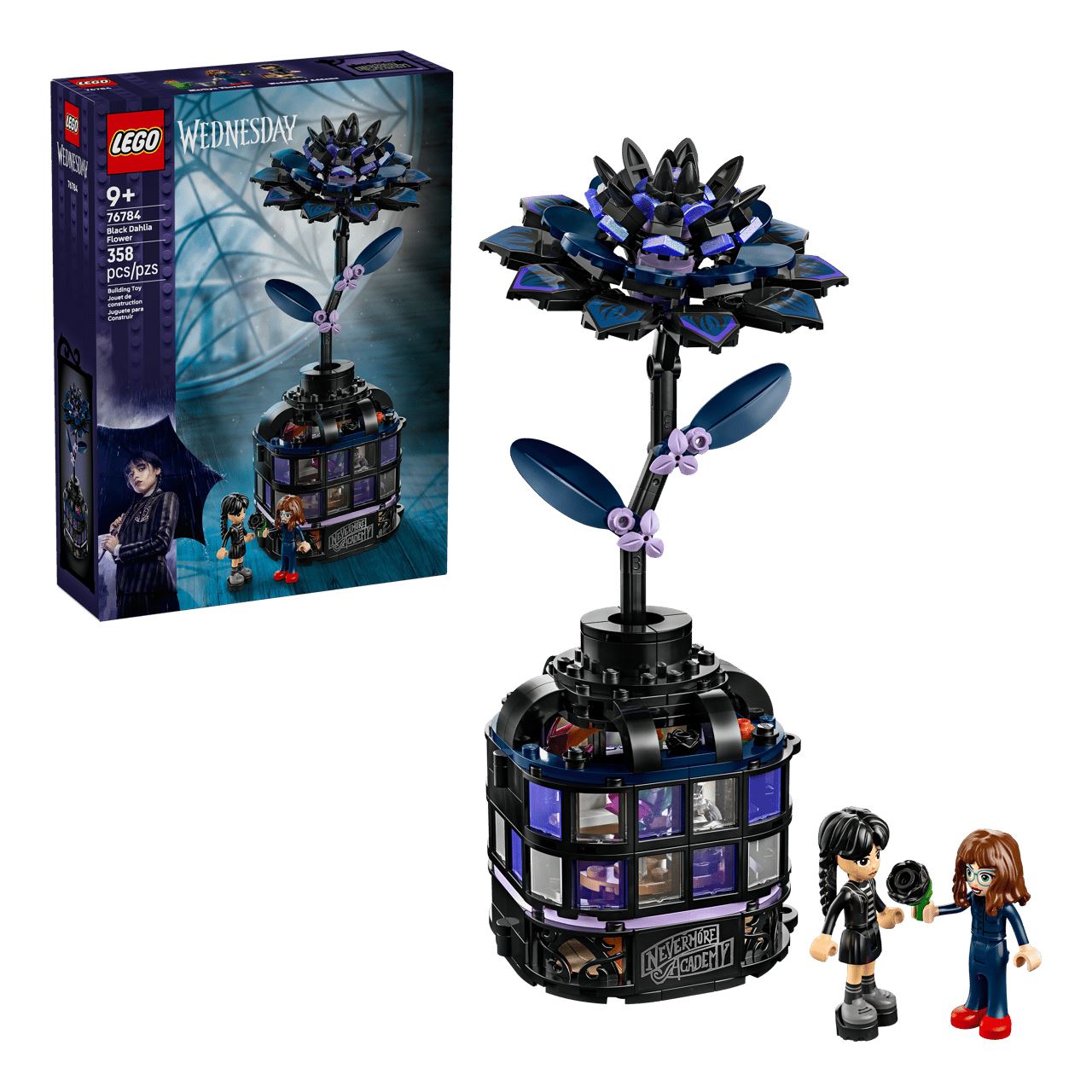 LEGO Wednesday 76784 Schwarze Dahlie