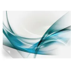FOTOTAPETE 312x219 cm - Blaue Wellen