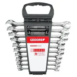 GEDORE R05905010 Ringratschenmaulschlüssel offen 10-19 mm 10-teilig