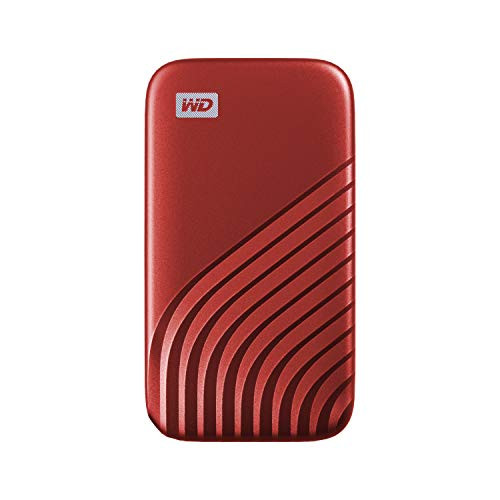 Western Digital My Passport SSD 1 TB mobiele opslag, Rood