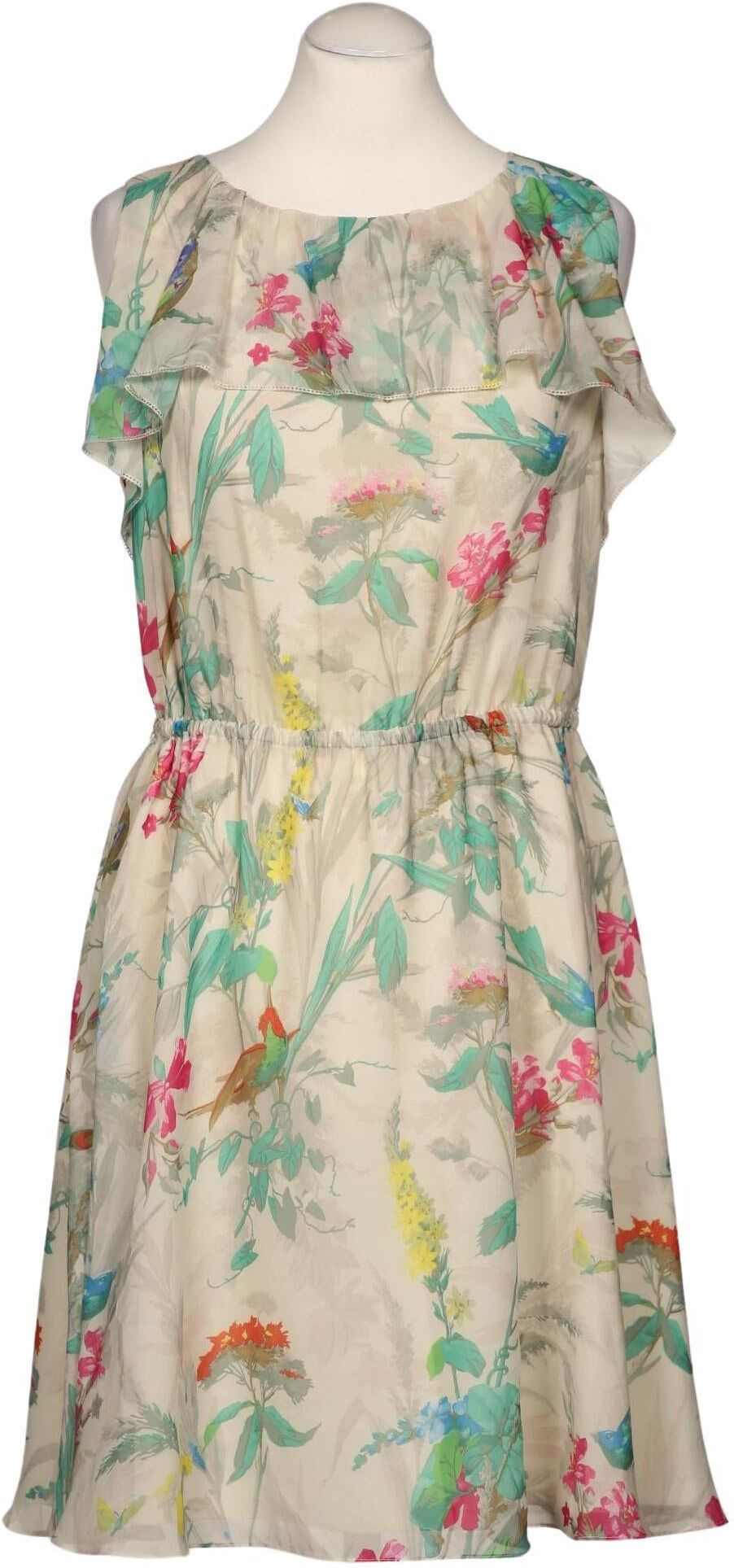 TED Baker Damen Kleid, Mehrfarbig, Gr. EU 40 (Ted Baker 3), Synthetik - Second Hand