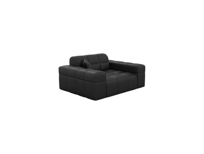 Design Echtleder Loungesessel „Bloom“ Echtleder Schwarz BLOOMINGLOFT Collection