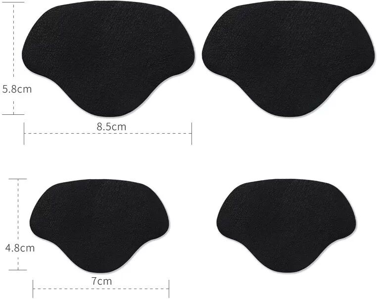 INF Fersenreparaturflicken für Sneaker - 3 Sets (12 Stück)