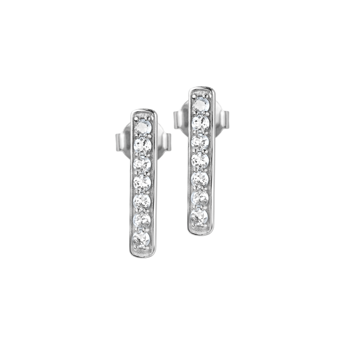 Jacques Lemans Ohrstecker Sterlingsilber mit Zirkonia