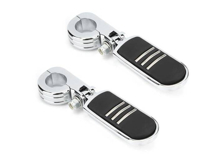 Repose-pieds de moto ASHATA - Chrome - pour Honda GoldWing GL1500 - Accessoires de qualité supérieure