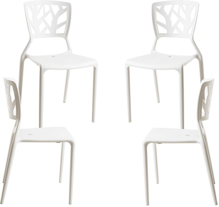 RegalosMiguel Pack 4 Sillas Talan - Blanco