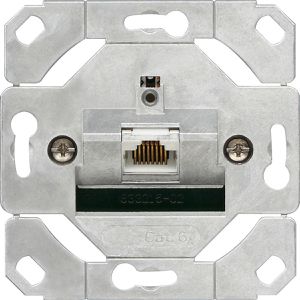 Gira Netzwerkdose 245100, Unterputz, 1x RJ45 / Keystone, Cat.6A