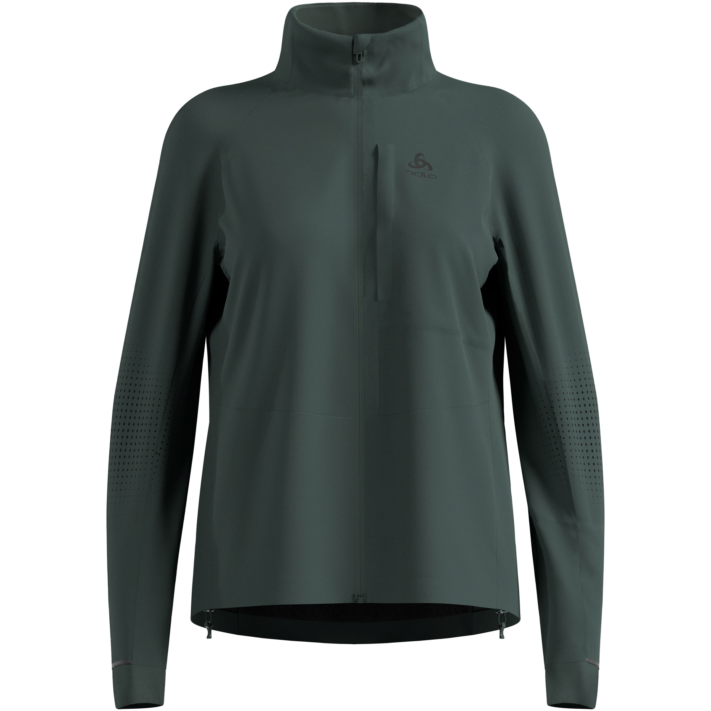Odlo Zeroweight Pro Warm Reflective Damen Softshelljacke gruen Größe XL Trailrunning | Laufen Wasserabweisend Wasserabweisend