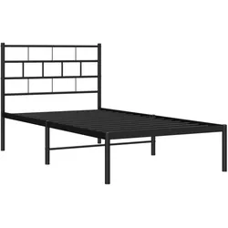 vidaXL, Bett, Lenny (mit Kopfteil) (193 x 203 cm)