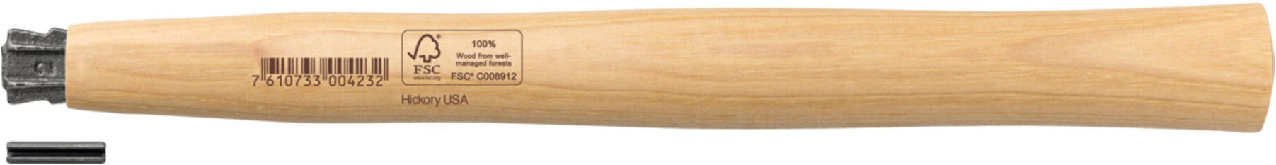 Ersatz-Hickory-Stiel mit Keil, 50 mm ; Industrial Quality Supplies (3106)