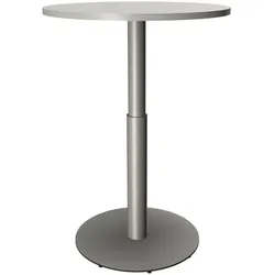 fm Büromöbel Besprechungstisch »Oldenburg« 80 cm manuell höhenverstellbar grau, 80 cm