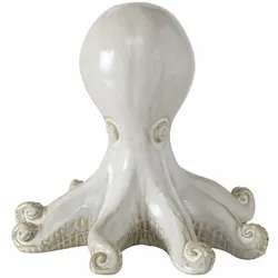 Figur Qualle POLIPO (BHT 12,50x12,20x13 cm) - weiß - BHT 12,50x12,20x13 cm