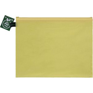 Foldersys Reißverschlussbeutel 40672-64, A4, gelb, EVA-Folie, 1 Fach