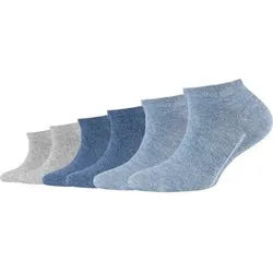 CAMANO Kinder Socken Online Children ca-soft Sneaker 6p, Größe 27-30 in Blau Blau