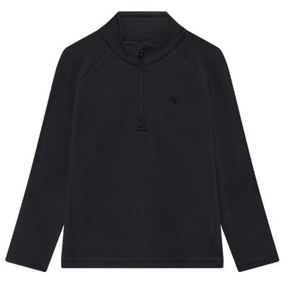 Color Kids - Kid's Fleece Pulli Stretch - Fleecepullover Gr 122 schwarz