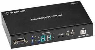 Black box mediacento ipx 4k transmitter - hdmi, usb, serial, ir, audio