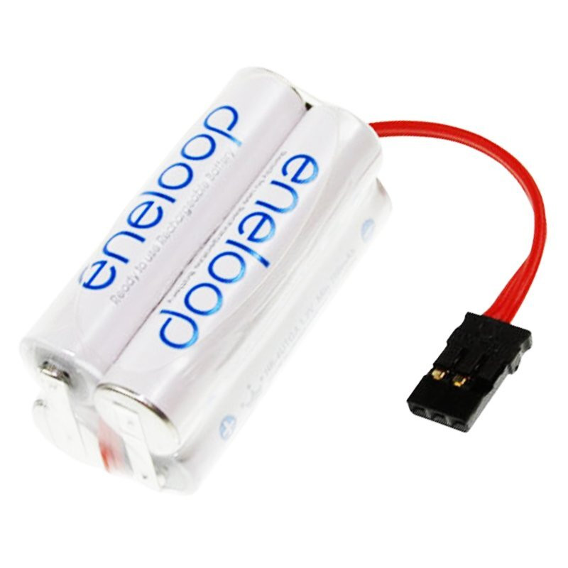 Panasonic eneloop Standard AAA oplaadbare batterijen, 4-pack, 4,8V/800 mAh, Graupner