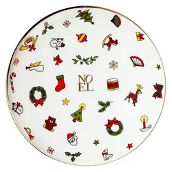 Taitù Noël Oro Schale mit Deckel, Schüssel + Schale, Mehrfarbig