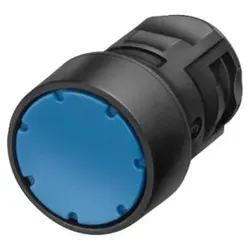 Siemens 3SB2000-0AF01 Drucktaster, 16mm, rund Kunststoff, blau 3SB20000AF01