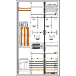 f-tronic 7198255 Wandlerschrank 3.HZ 200A, 3HZ931TAPZW200BN,NH1-Trenner, Wandlertrennklemme Badenova