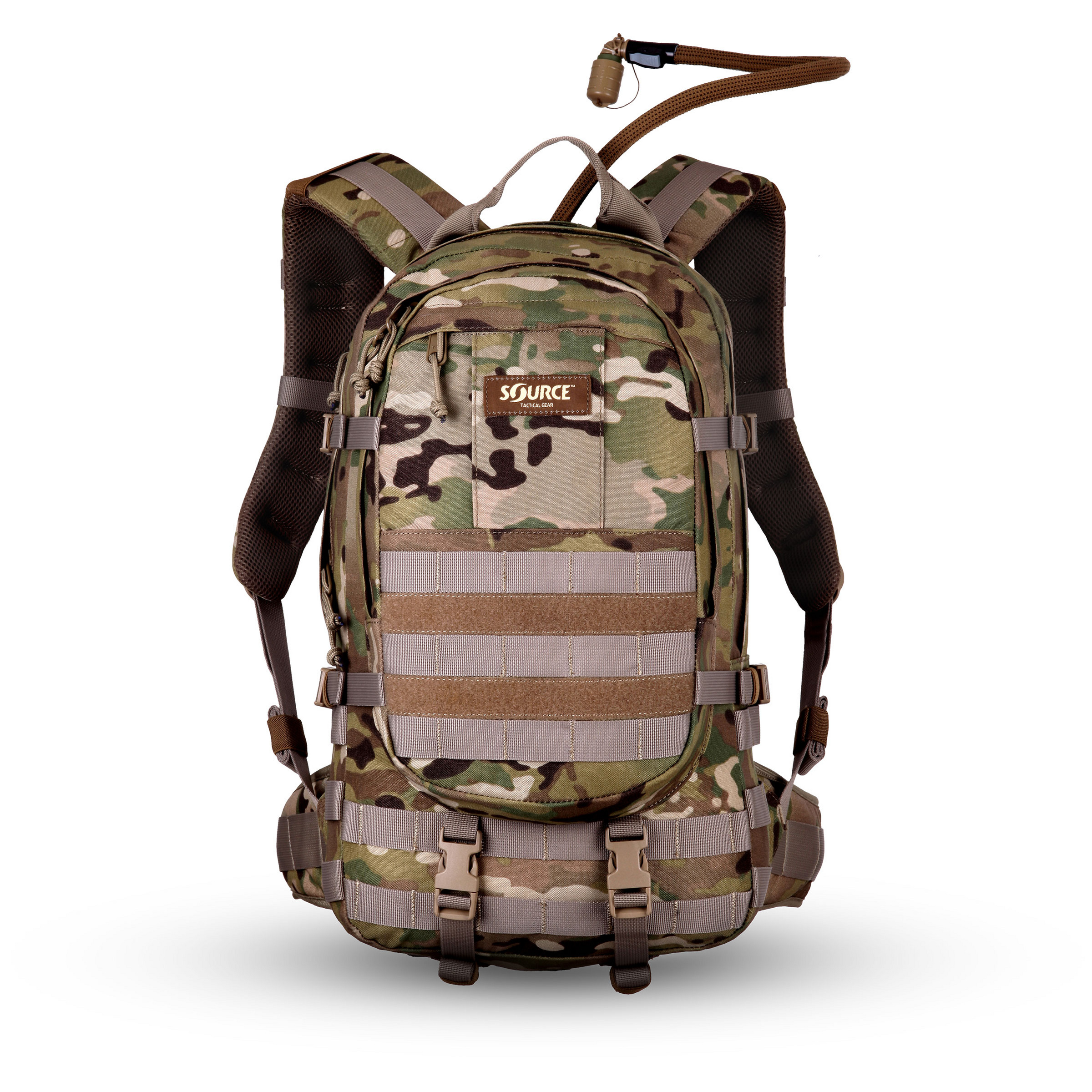 Source Assault Trinkrucksack Wanderrucksack braun Größe 20L Trekking