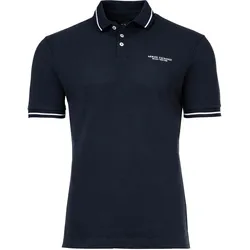 A|X ARMANI EXCHANGE Herren Poloshirt - T-Shirt, einfarbig, Baumwolle Marine / 2XL