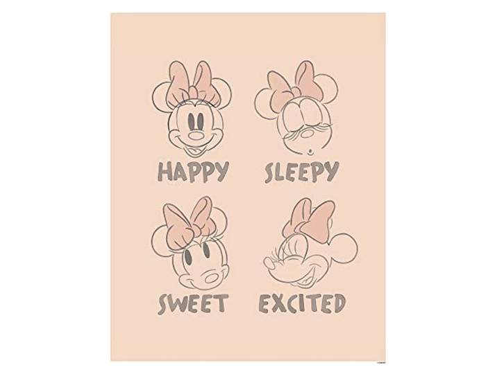 Komar Wandbild - Minnie Pink Emotions - Größe: 40 x 50 cm - Disney, Poster, Kinderzimmer