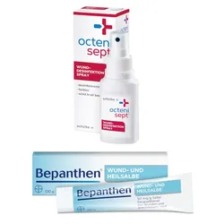 Bepanthen Wund und Heilsalbe & Octenisept Set 1 Sparset