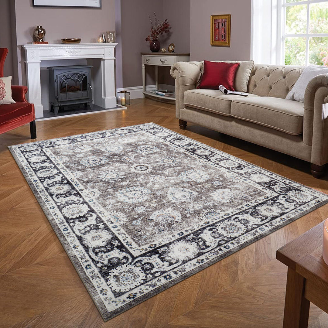 Marlow Home Co. Ammanuel Rectangle Area Rug Gray;HARMONY Rectangle 160 x 230cm