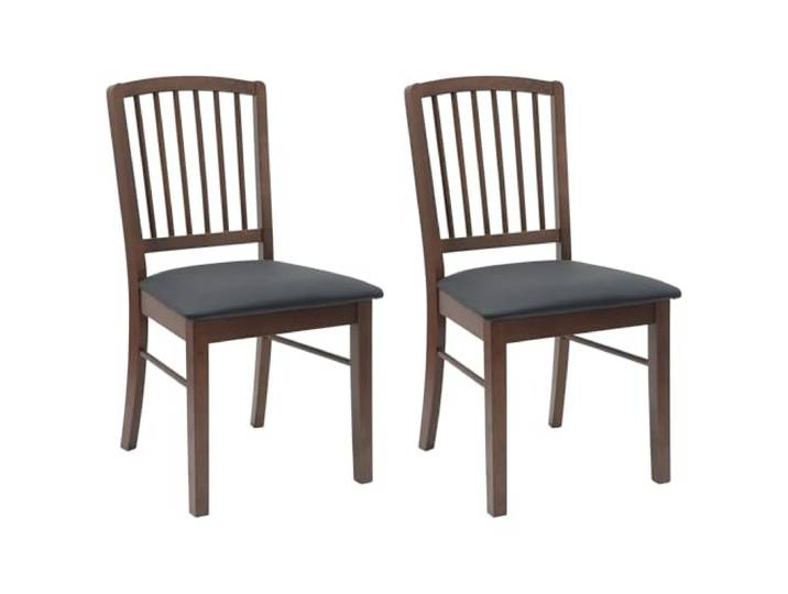 HKLGBVCR Esszimmerstühle, 2 Stück, Massivholz Quadratische Füße, minimalistisches Design, langlebiges Holz, einfache Pflege, Frühstücksecke, festliche Abendessen