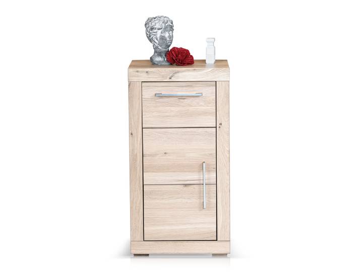 OZEANA Unterschrank I fürs Badezimmer, Material teilmassiv, Eiche