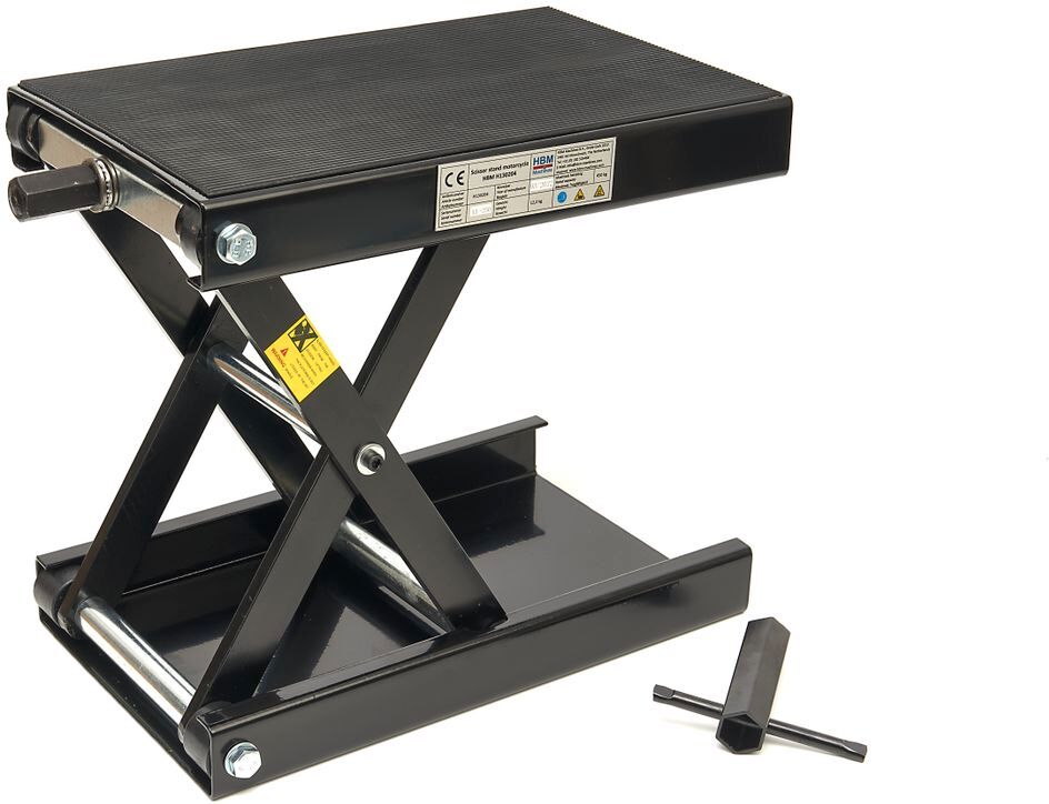 HBM Sollevatore Mini Moto Piatto 450 kg - Nero