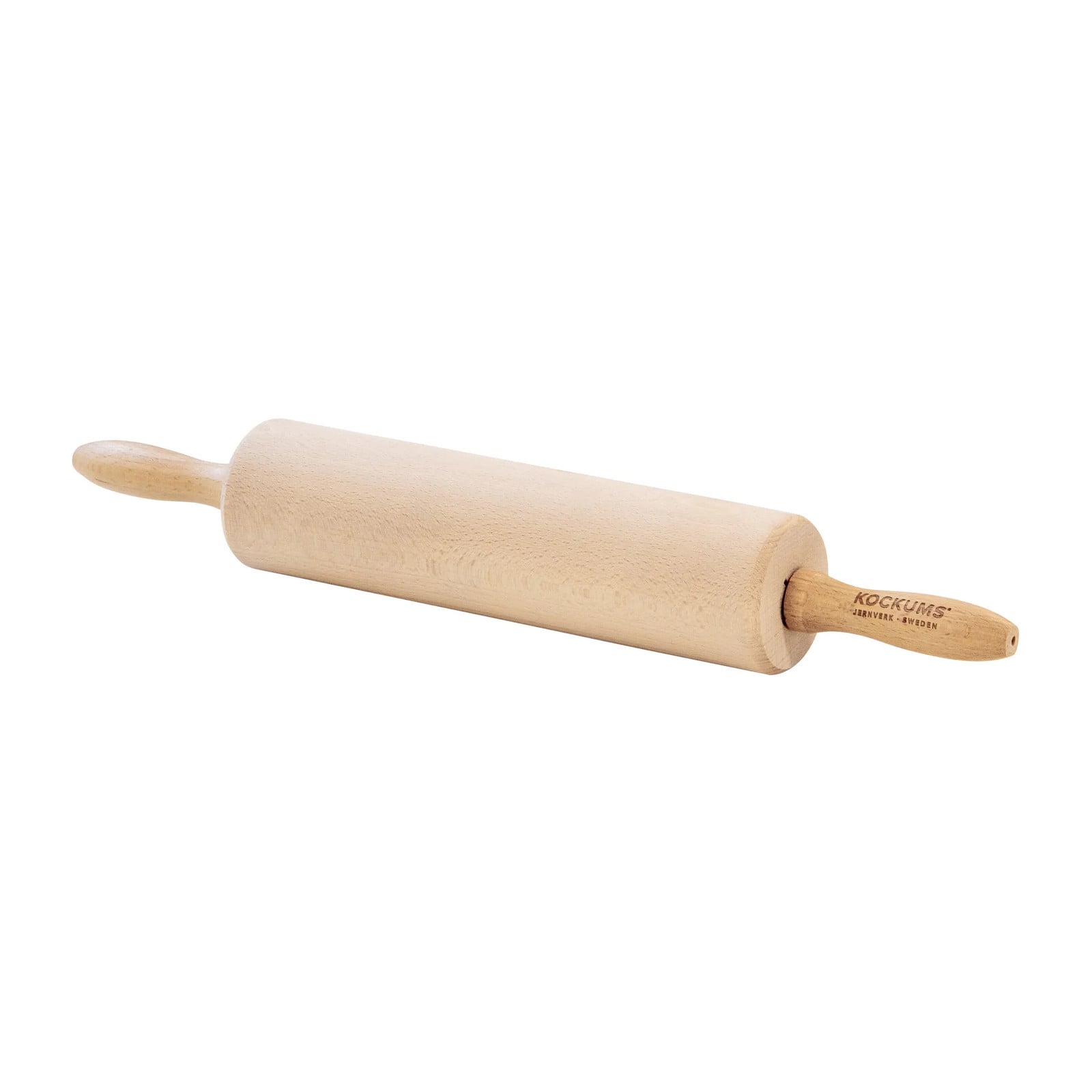 Kockums Jernverk deegroller van beukenhout, 25 cm