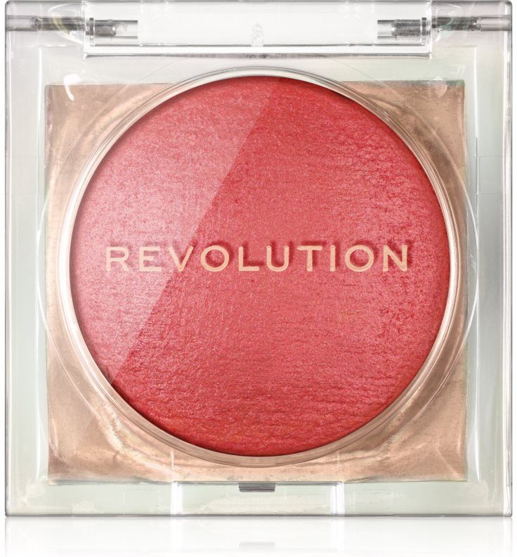 Revolution Beam Bright Blush illuminating blusher shade Peach Pop 2.8 g