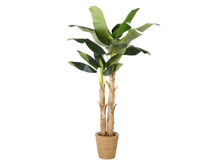 Künstlicher Bananenbaum im Topf