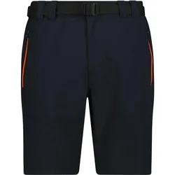 CMP Campagnolo, Herren, Outdoorhose, Wanderhose mit integrierten Gürtel (46, S), Orange, Schwarz