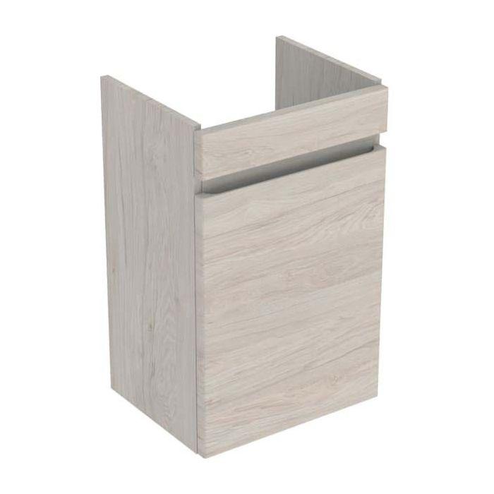Geberit Renova Plan Waschtischunterschrank 501902001 38,4x60,5x30,8cm, 1 Tür, nussbaum hell, Folie strukturiert