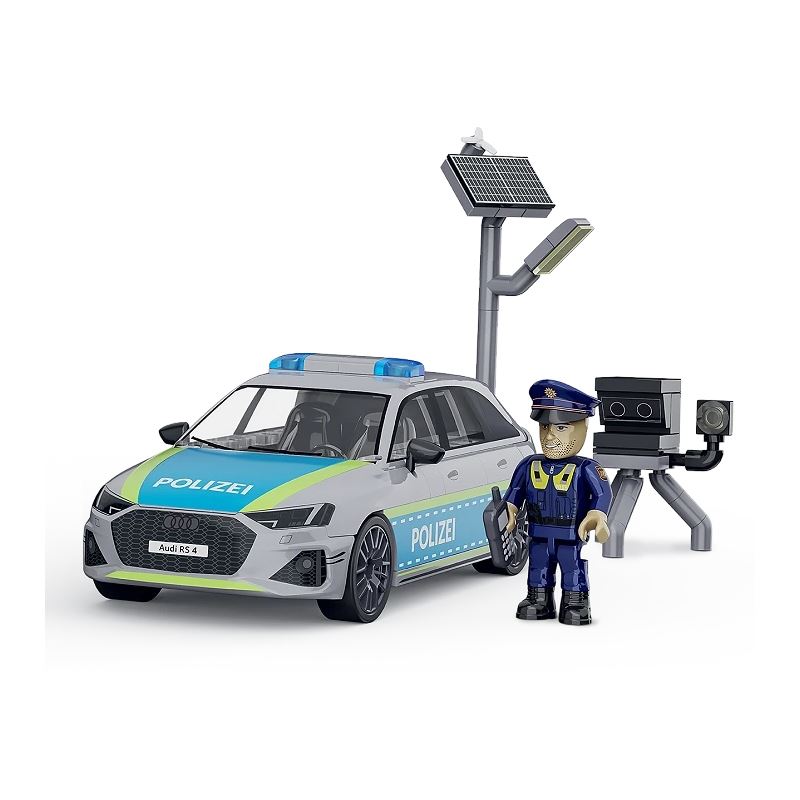 COBI 146 PCS AUDI /24672/ RS 4 B9 POLIZEI