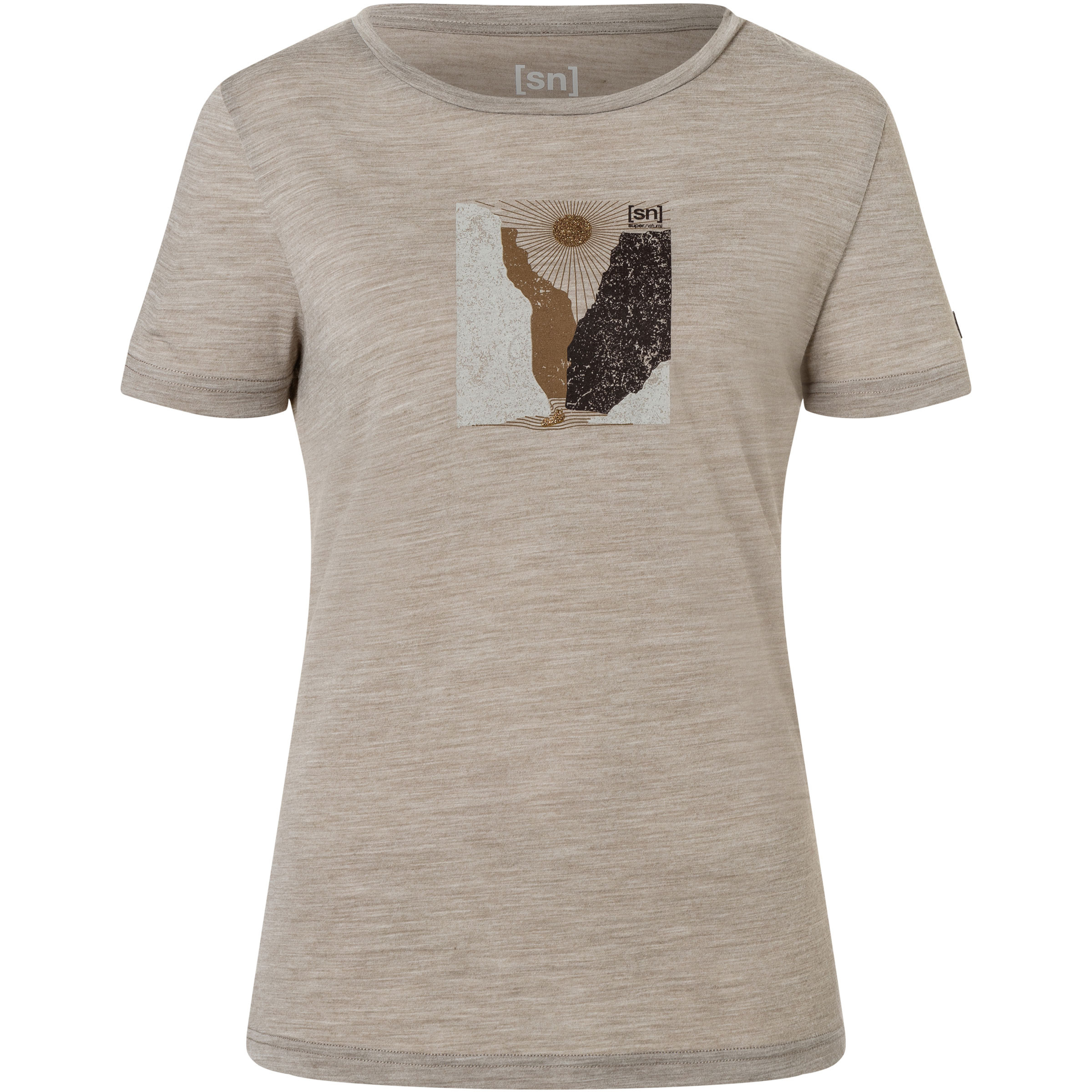 Super.Natural Rio Grande Damen T-Shirts beige Größe XS Trekking Merinowolle