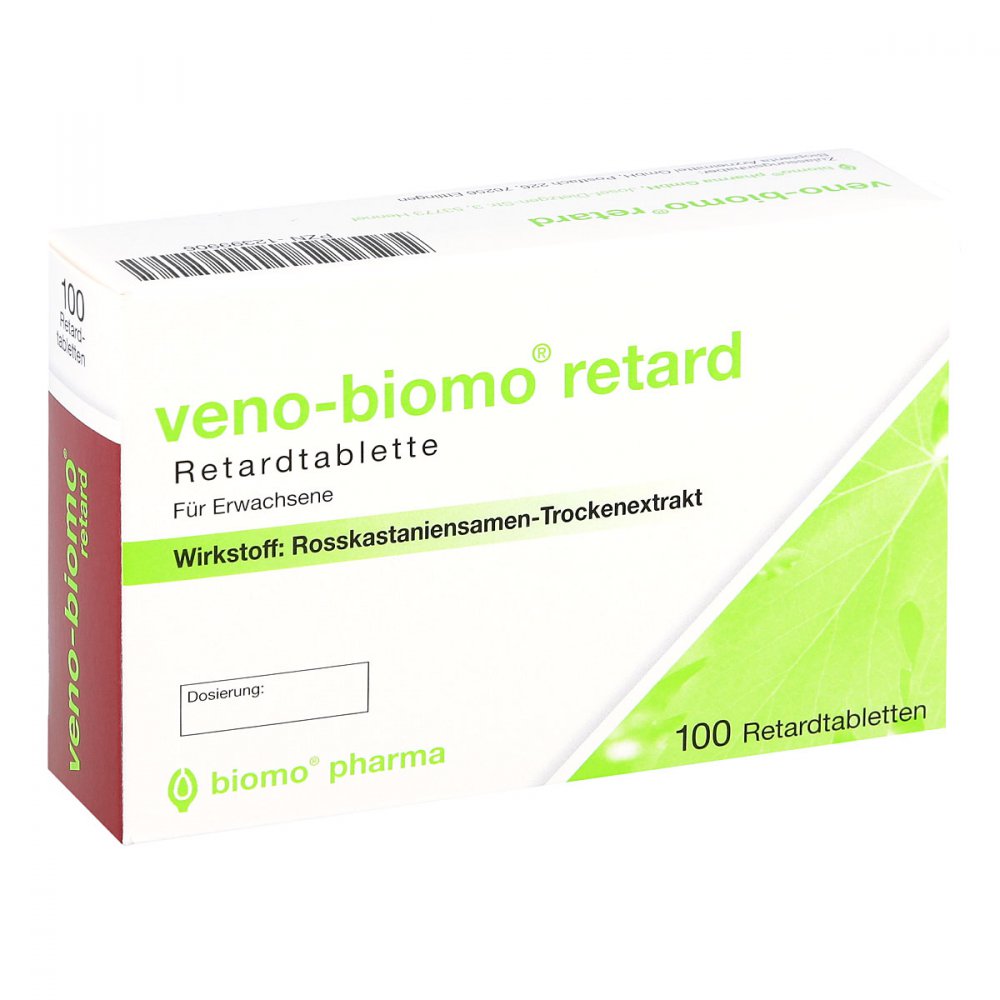 biomo pharma GmbH Veno-biomo retard Retardtabletten 12399906